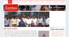 Desktop Screenshot of drarvindsharma.com